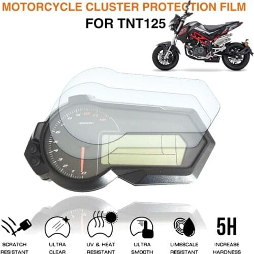Motorcycle Cluster Scratch Protection Film for MINI Benelli TNT125 TNT 125 BJ125-3E Speedometer Scratch Protector