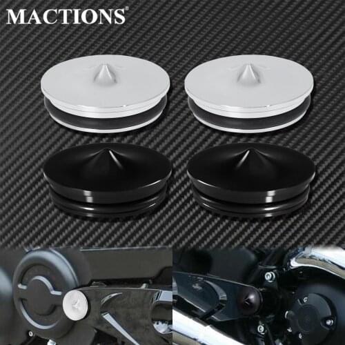 Motorcycle Swingarm Covers Bolts Black/Chrome For Harley Night Rod Special VRSCDX V-Rod Muscle VRSCF VRSCAW VRSCD VRSCR XG750A