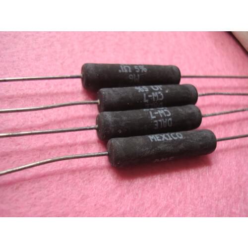 100% New and original 10PCS DALE 0.1euro 0.1R 9W 5% precision winding resistance machine resistance Size 7 * 31MM