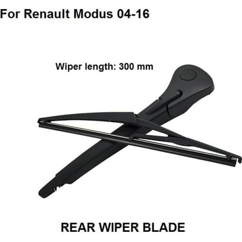 OE#7701066143 For Renault Modus 2004-2016 Rear Windscreen Windshield Wiper Arm And Wiper Blade Set 305mm New
