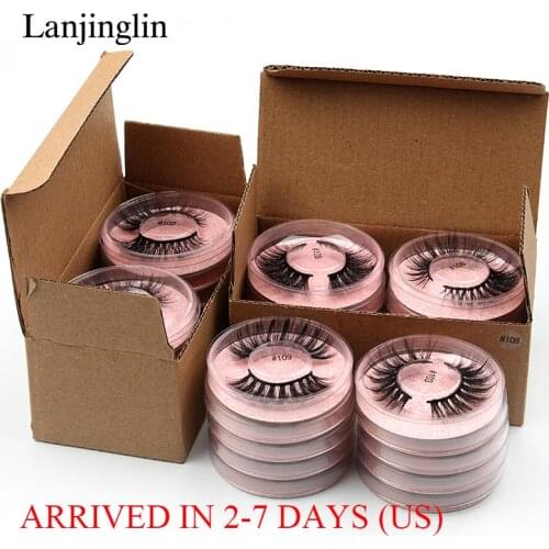 Wholesale Faux Cils Natural Long 3D Mink Lashes Bulk Wispy Fluffy Handmade Cruelty-free False Eyelashes Makeup Kit Extension