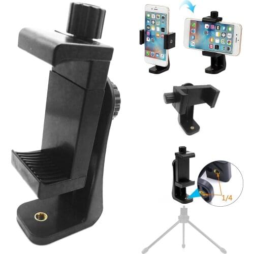 360 Degree Rotation Portable Stable Smartphone Holder Support Stand Clip Bracket
