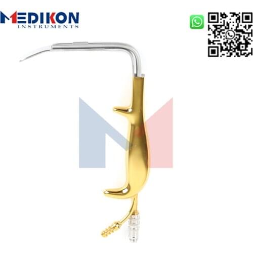 German Ferriera Style Endo Retractor with Light Breast Augmentation plastic surgery fiber optic suction tools kits Scissors