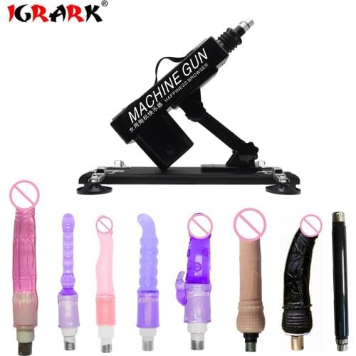 IGRARK Sex Machine for Women Masturbating Pumping Sex Gun Adjustable Speed Love Machines for Women with Vagina Cup Sex Products