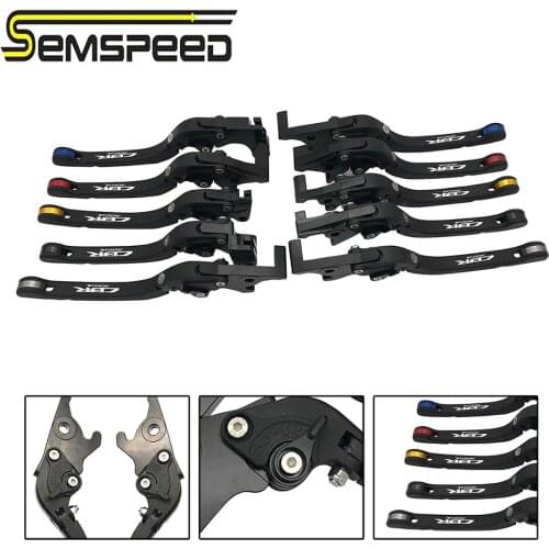 SEMSPEED CBR500R Motorcycle Adjustable Foldable Brake Clutch Levers Handle Grips For Honda CBR500R/CB500F/X 2013-2018 2019 2020