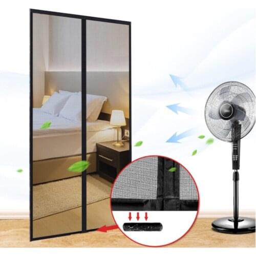 Summer Anti Mosquito Insect Fly Bug Curtains Net Automatic Closing Door Fiberglass Magnetic Screen Kitchen Curtains