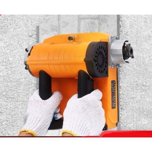 Wall planing machine putty wall peeling shovel wall artifact old wall renovation electric white gray planing wall