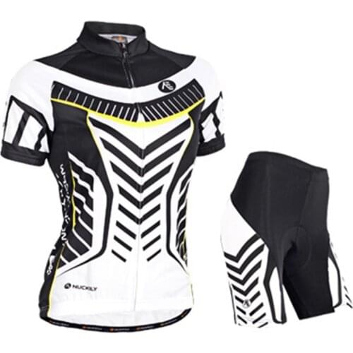 2021 Outdoor Cycling Jersey Set Dress Female Summer Bicycle Clothing Kit Wear Pro Bike Clothes Skinsuit Sports Short Bib Pants