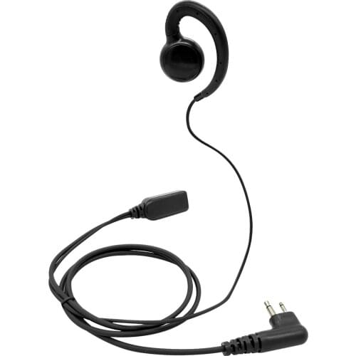 C Shape Earpiece with Microphone and PTT for Motorola HKLN4604 HKLN4604A HKLN4604B DTR620 Original Swivel Earphone
