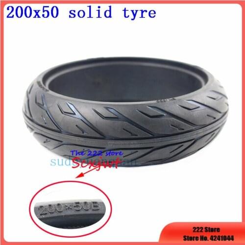 200x50 For Xiaomi Scooter Spare Part ES2 solid tyre for Ninebot ES1 ES3 ES3 ES4 Scooter Motor wheel Tire Replacement Accessories