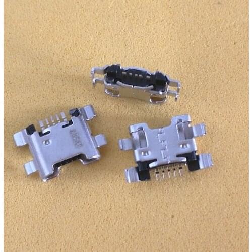 500pcs Micro USB Jack Charging Socket Port Plug Dock Connector 5pin Heavy plate For HUAWEI 7C 7S 7A 7X 8E HONOR 9 lite repair