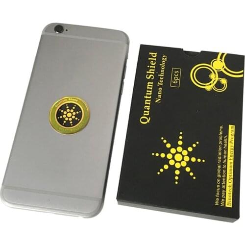 6Pcs/Set New Anti Radiation Protector Shield EMF Protection Cell Phone Sticker EMR Blocker DIY Phone Laptop Stickers Gifts