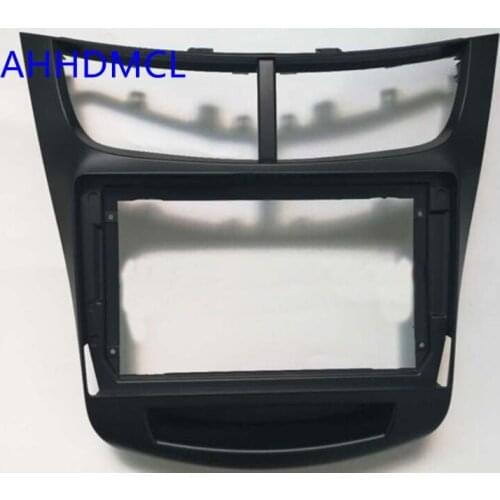 Car Fascias Navigation Frame Dash Frame Kit For 9" Universal Android Multimedia Player For Chevrolet Sail 3 2014 2015 2016