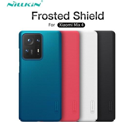 For Xiaomi MIX 4 Case Original NILLKIN Frosted Shield Business Hard PC Phone Back Cover For Xiaomi Mi Mix4 Gift Phone Holder