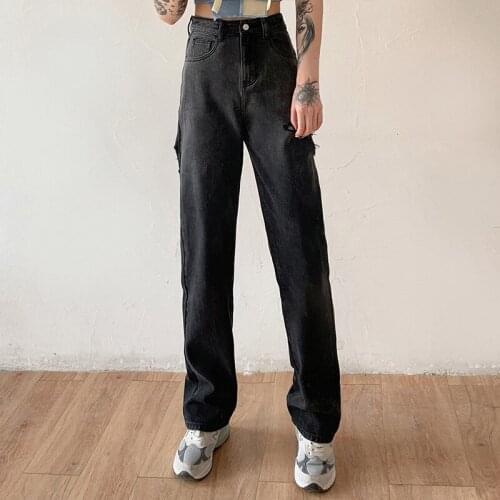 HYSECMAO Womens High Jeans