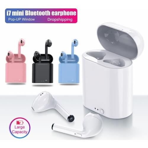 I7s mini Bluetooth 5.0 Earphones Wireless headphones Sports Earbuds HIFI Headset with micphone Earpiece Case For Iphone Xiaomi