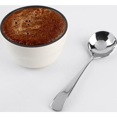 Ceramic Coffee Evaluation Cup Stainless Steel Measuring Spoon Cup Measuring Spoon Coffee Cup Measuring Bean Flour Spoon Cup Meas