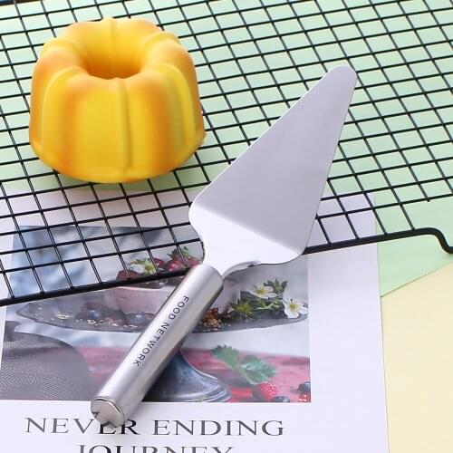 Stainless Steel Cake Shovel Pizza Knife Bread Dessert Butter Fondant Cutter Spatula Cake Divider Server Baking Pastry Tool