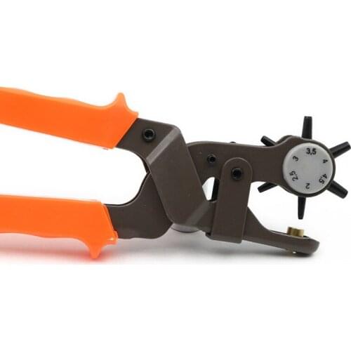 2-4.5mm multi-function heavy duty punching pliers leather punching machine punching machine plastic round hole drilling tool
