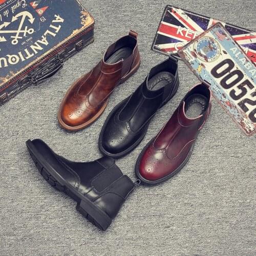 Autumn Winter Men Boots Big Size 40-48 Vintage Style Men Shoes Casual Fashion High-Cut Lace-up Warm Hombre 148