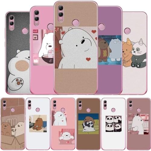Panda cute cartoon bear Soft Silicone Phone Case For Huawei Honor 9 10 20 30 lite 20 30 PRO MATE 9 10 20 30 PRO 20 30 lite