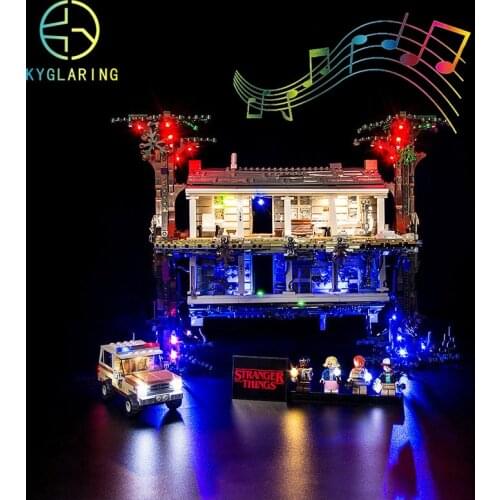 Kyglaring Led Lighting Set DIY Toys For 75810 Stranger Things The Upside Down (Not Included Building Blocks)