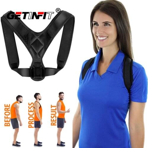 New Adjustable Back Posture Corrector Clavicle Spine Back Shoulder Lumbar Brace Support Belt Posture Correction Brace