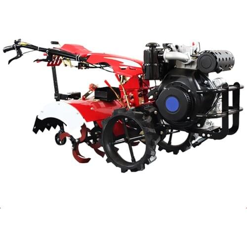 Hand Push Weeding Rototiller Household Gasoline Powered Micro Tiller Farmland Corn Field Weeding Machine Walking Cultivator