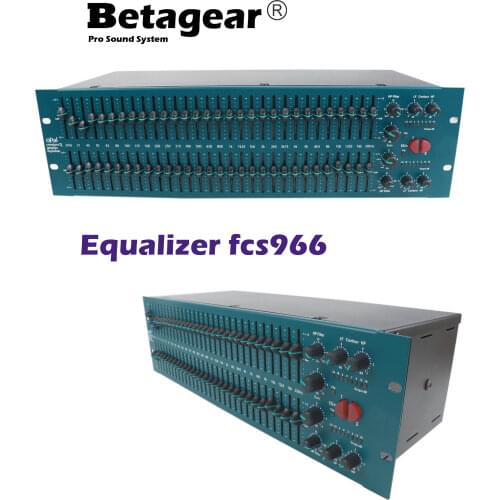 Betagear Dual 31 Band Stereo Equaliser FCS966 Loudspeaker Management Graphic Equalizer Audio Professional Musical Instruments