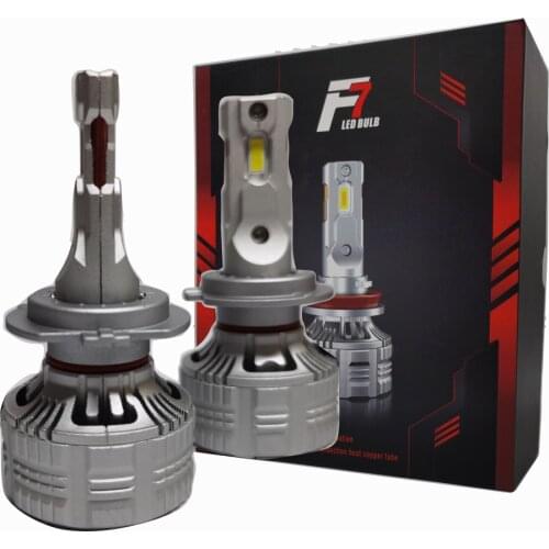 F7 130W H7 H4 Canbus Led Headlight Bulb H7 H4 H8 H11 9005 Hb3 Hb4 6500K white car led fog head lamp F7