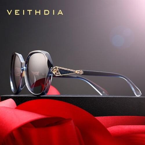 VEITHDIA Womens Sun glasses Polarized Gradient Lens Luxury Ladies Designer Sunglasses Eyewear Accessories For Women 3145