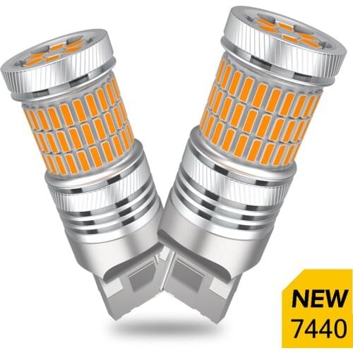 W21W T25 Automotive Goods LED Turn Signal Light Bulbs On Cars Accessories For Volvo xc60 v50 v40 xc90 s80 c30 v60 s40 s60 v70