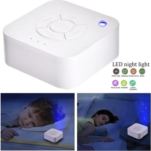 Sleep Sound Machine For Sleeping Relaxation For Baby Adult Office Travel White Noise Machine USB Rechargeable Timed Shutdown