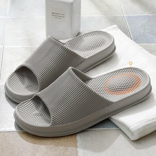 2021 New Men Slippers Indoor Home Summer Beach Ourdoor Slides Ladies Solid Massage Slipers Platform Mules Shoes Woman Flats Shoe