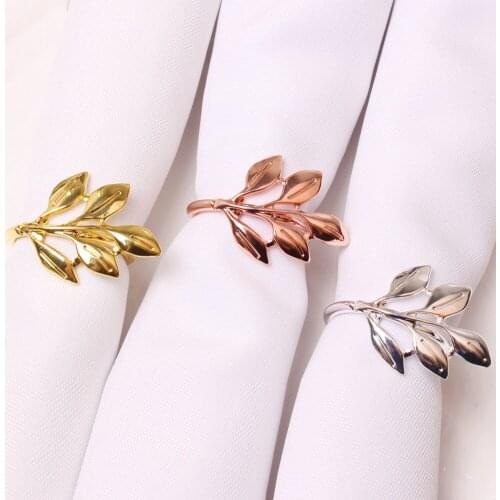 6pcs Serviette Rings Alloy Napkin Holder West Dinner Towel Napkin Ring Party Table Decor Accessories Tool Tableware Ring Buckle