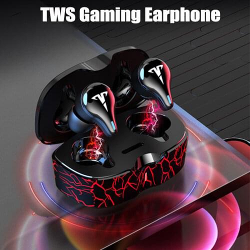 8D Stereo TWS Wireless Headphones Gaming Earphones Bluetooth V5.1 Low Latency Game Headsets Music sport Earbuds with Mic