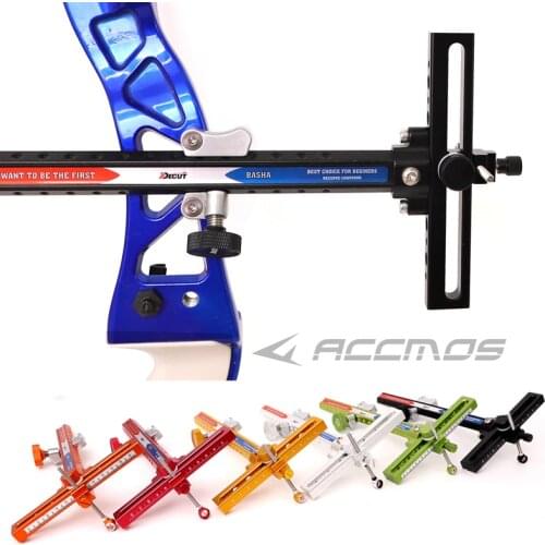 Decut Archery Aluminum Recurve Bow Sights Laser Micro Adjust Optical Fiber Micro Optic Sight 1 Pins Hunting Shooting Accessory