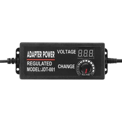 9-24V 3A 72W AC/DC Adapter Switching Power Supply Adjustable Power Adapter Display EU Plug