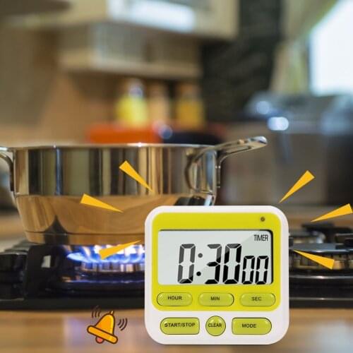 Multifunctional Cooking Countdown Timer Digital Sleep Stopwatch Alarm Reminder Clock Stand Alarm Sleep Stopwatch for Home