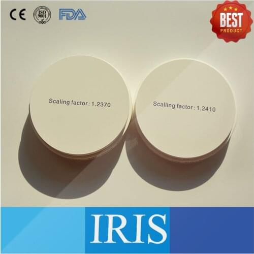 1 Piece Multilayer Dental Zirconia Restoration Material Six-Layer Color Dental Zirconia Blcoks for Coping, Bridge and Crown