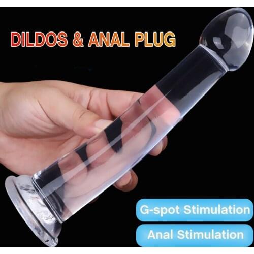 Soft Anal Dildo Pants For Women Transparent Butt Plug Annal Sex Toys Prostate Massager Men Anus Dilator Buttplug Erotic Sex shop