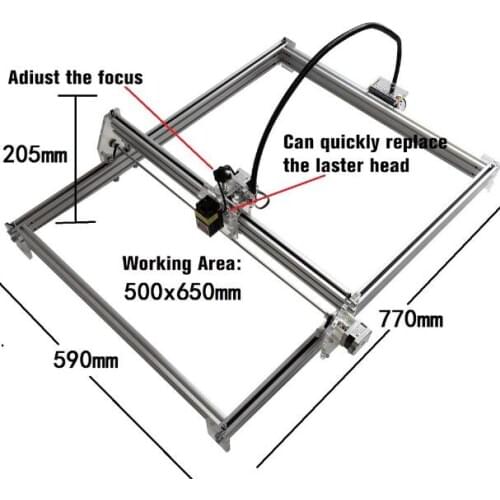 5065 small laser engraving machine CNC automatic engraving machine diy engraving machine take 7W laser
