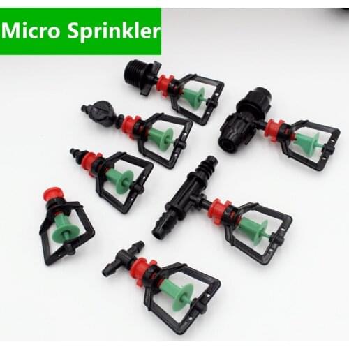 Greenhouse Garden Microjet Sprinkler With 1/4" Connector Hanging Rotating Micro Nozzle Mushroom Dust Coolin M112