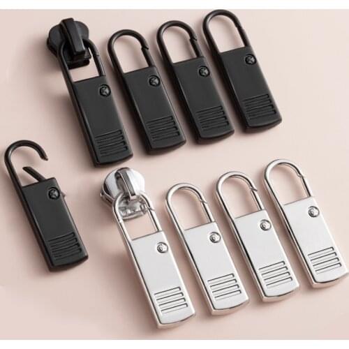 Removable zipper head pull piece luggage zipper accessories down jacket pull head repair artifact clothing universal pull head