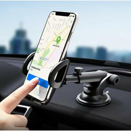 Strong Suction Adjustable Clip Extendable Arm Car Dashboard Holder for Mobile Phone