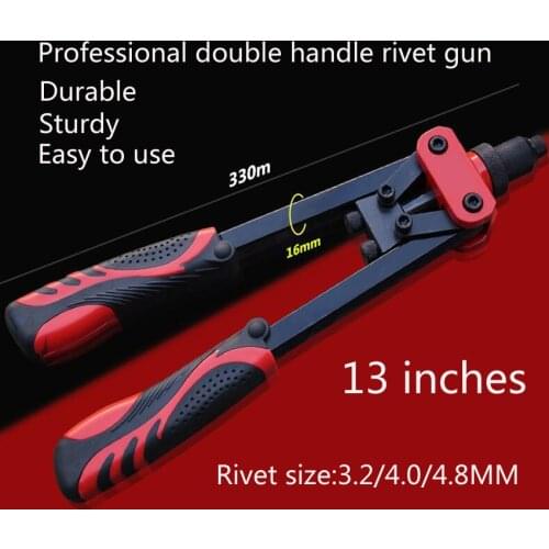 High quality heavy duty industrial blind Rivet Guns Manual Riveter Double Handles Nail Gun Hand Riveter Screw Gun Rivet Gun