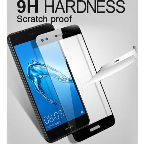 Tempered Glass for Huawei Nova Lite 2017 Full Cover Y6 Pro 2017 Screen Protector For P9 Lite Mini Hard 9H