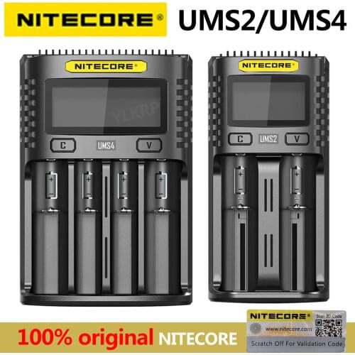 NITECORE UMS4 UMS2 Intelligent QC Fast Charging 4A Large Current Multi - Compatible USB Charger