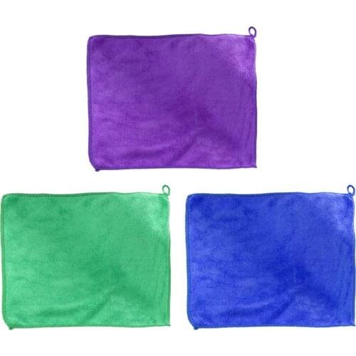 25x25cm 10 PCS Microfiber Car Cleaning Towel Automobile Motorcycle Washing Glass Household Cleaning Small Towel