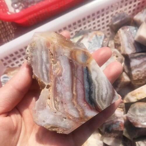 100% Natural Agate Mineral specimen crystal agate slice